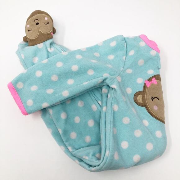 Carter's Baby Girl Polka Dot Footie 3-6M - Picture 2 of 6